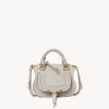 Sacs À Bandoulière-Chloé Mini Sac Double Porte Marcie Wild Grey