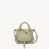 Sacs À Bandoulière-Chloé Mini Sac Double Porte Marcie Faded Green