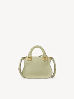 Sacs À Bandoulière-Chloé Mini Sac Double Porte Marcie Faded Green