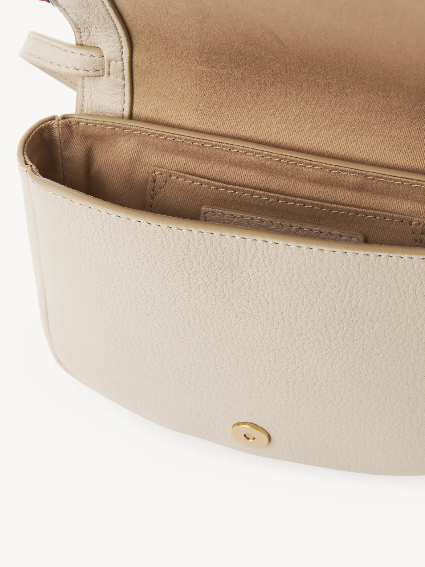Sacs Porté Épaule-Chloé Mini Sac Hana Cement Beige