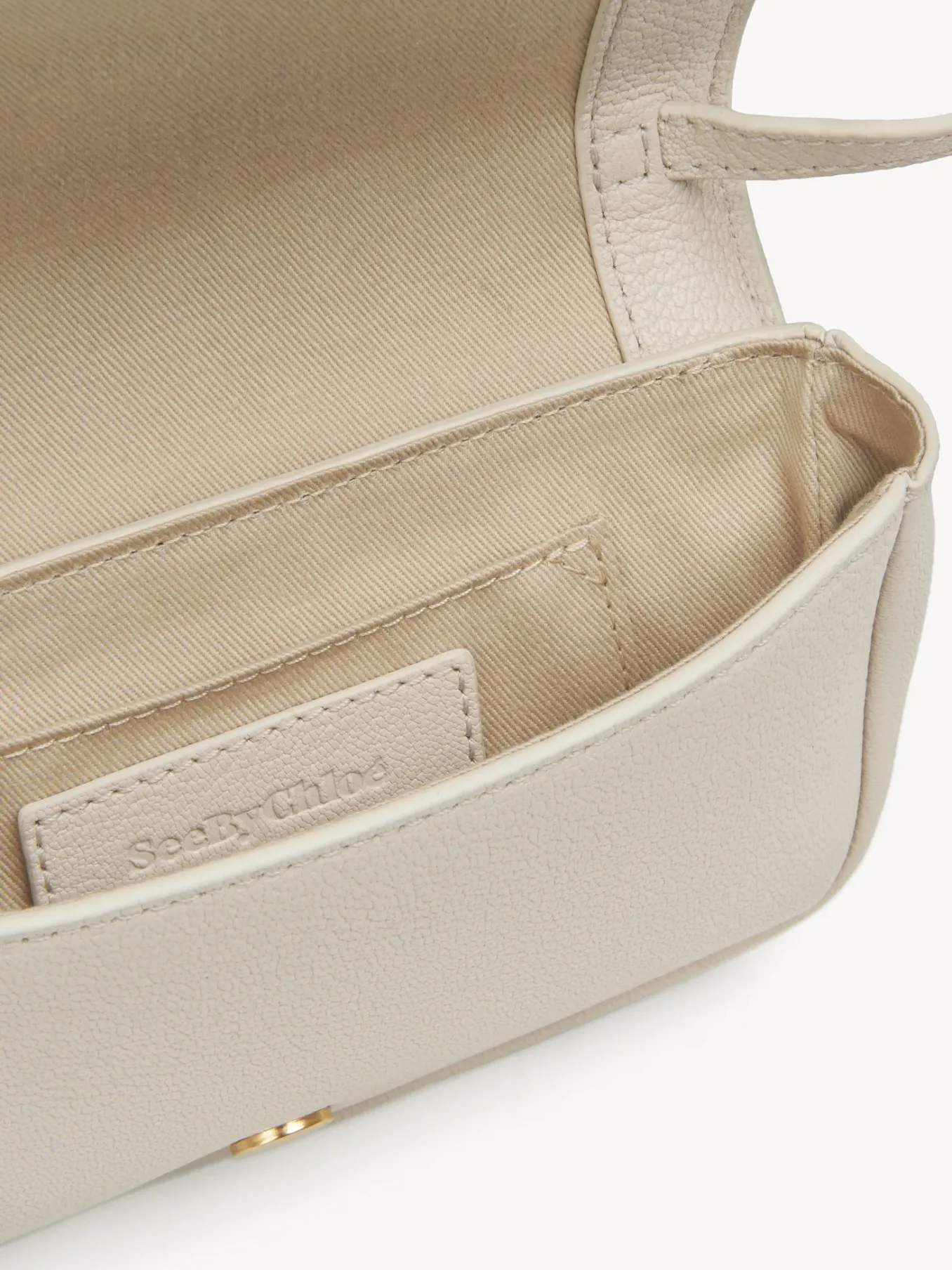 Sacs À Bandoulière-Chloé Mini Sac Hana Cement Beige