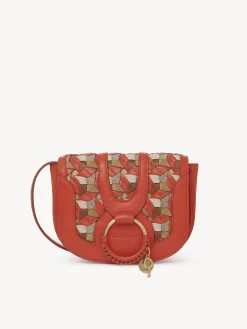 Sacs Porté Épaule-Chloé Mini Sac Hana Happy Orange
