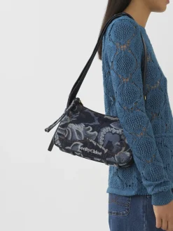 Sacs Porté Épaule-Chloé Mini Sac Hobo Hana Denim
