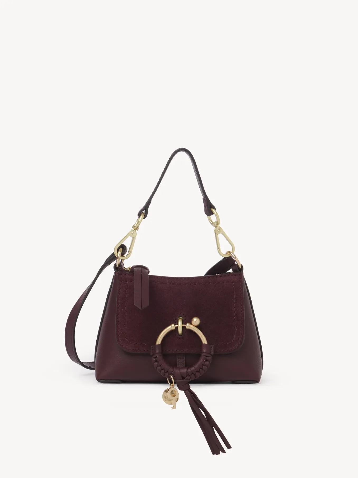 Sacs Porté Épaule-Chloé Mini Sac Joan Full Violine