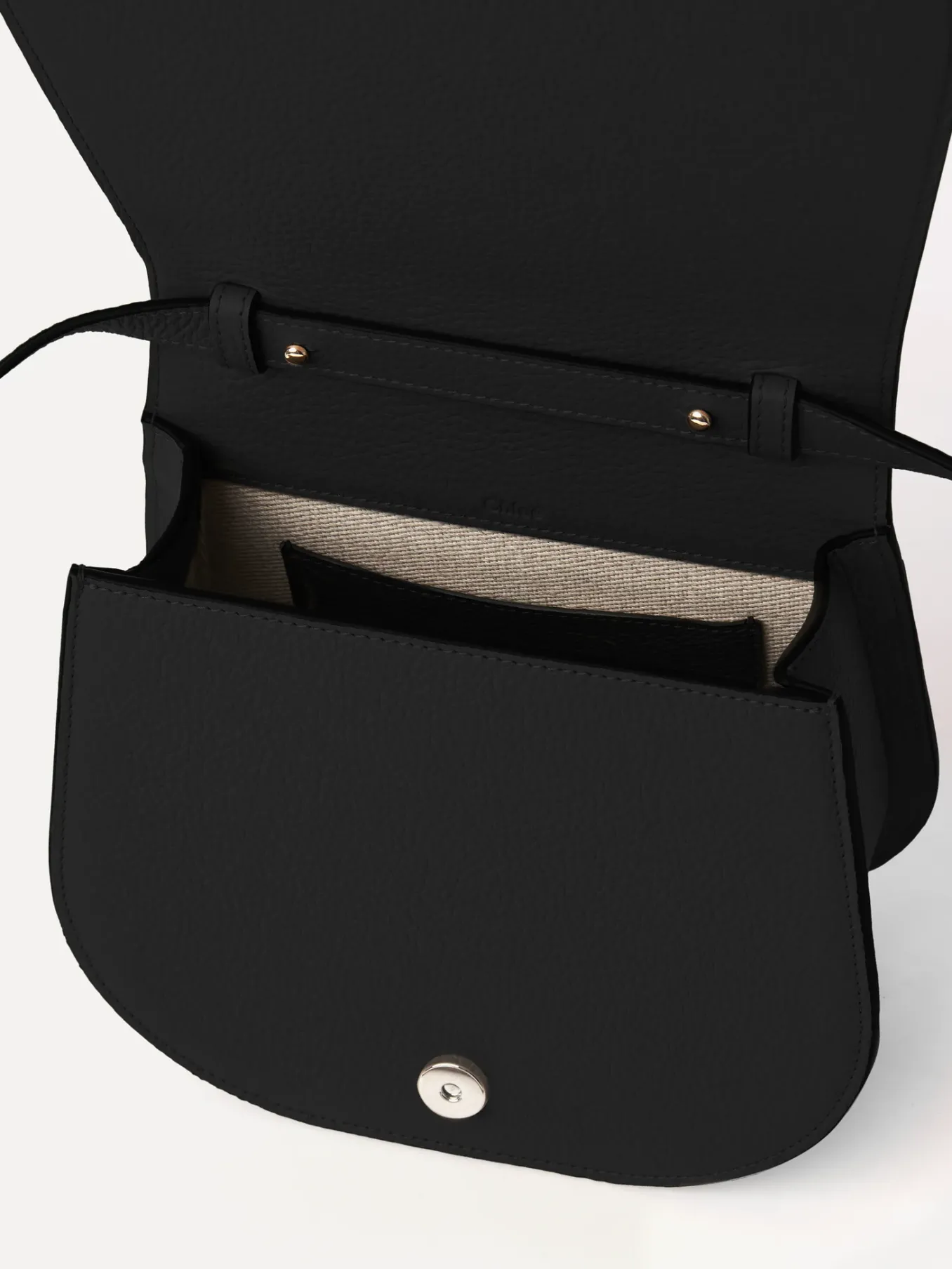Sacs À Bandoulière-Chloé Mini Sac Porte Épaule Alphabet Noir