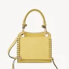 Sacs Porté Épaule-Chloé Mini Sac Porte Épaule Tilda Retro Yellow