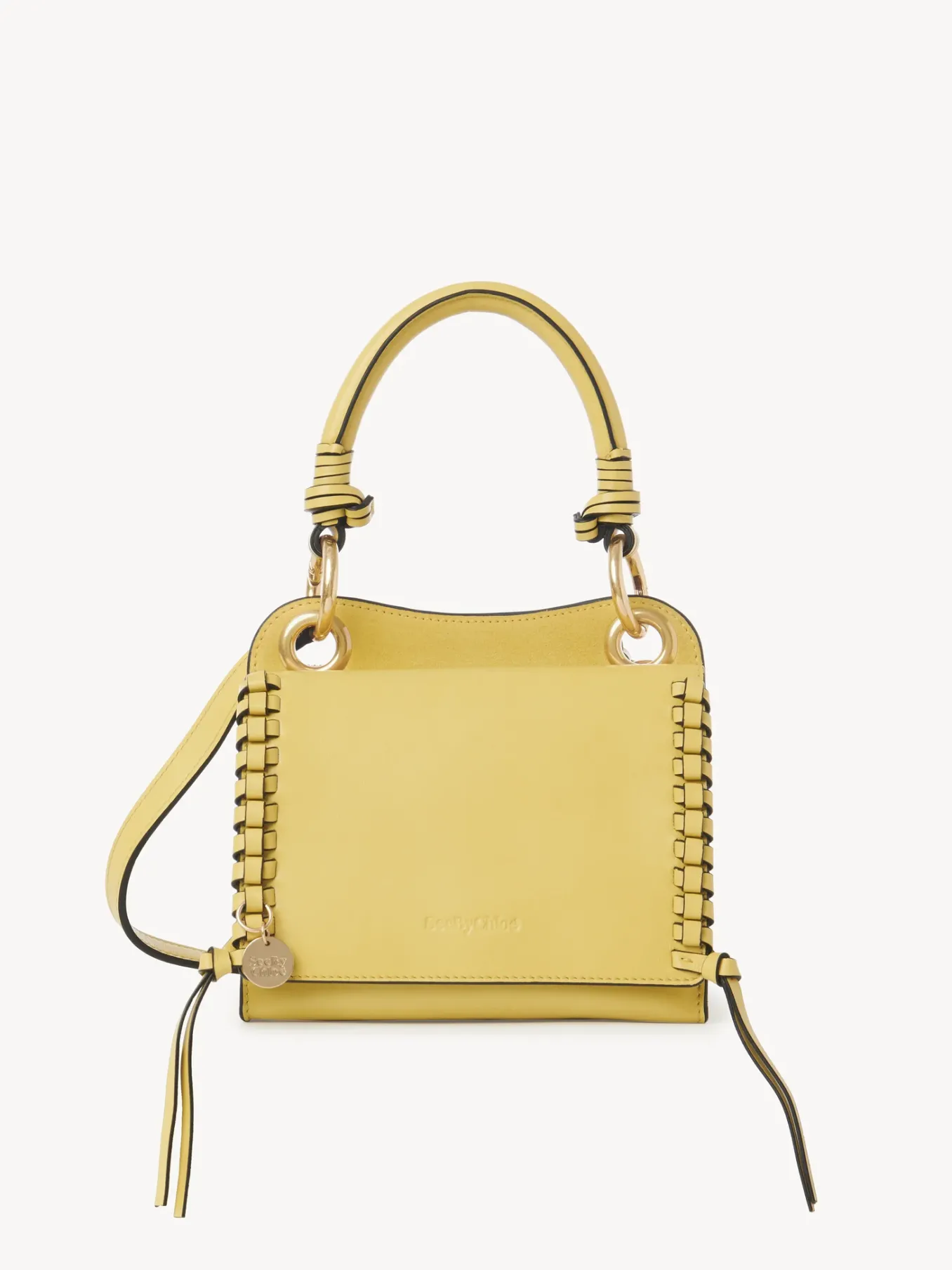 Sacs Porté Épaule-Chloé Mini Sac Porte Épaule Tilda Retro Yellow