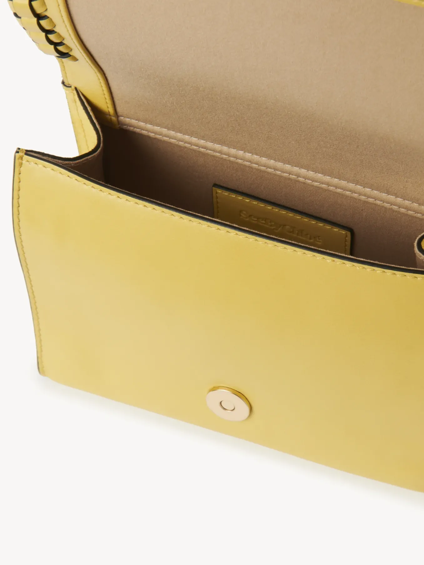 Sacs Porté Épaule-Chloé Mini Sac Porte Épaule Tilda Retro Yellow