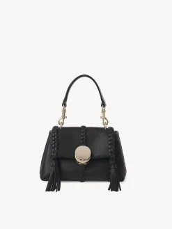 Mini Sacs-Chloé Mini Sac Souple Porte Épaule Penelope Noir