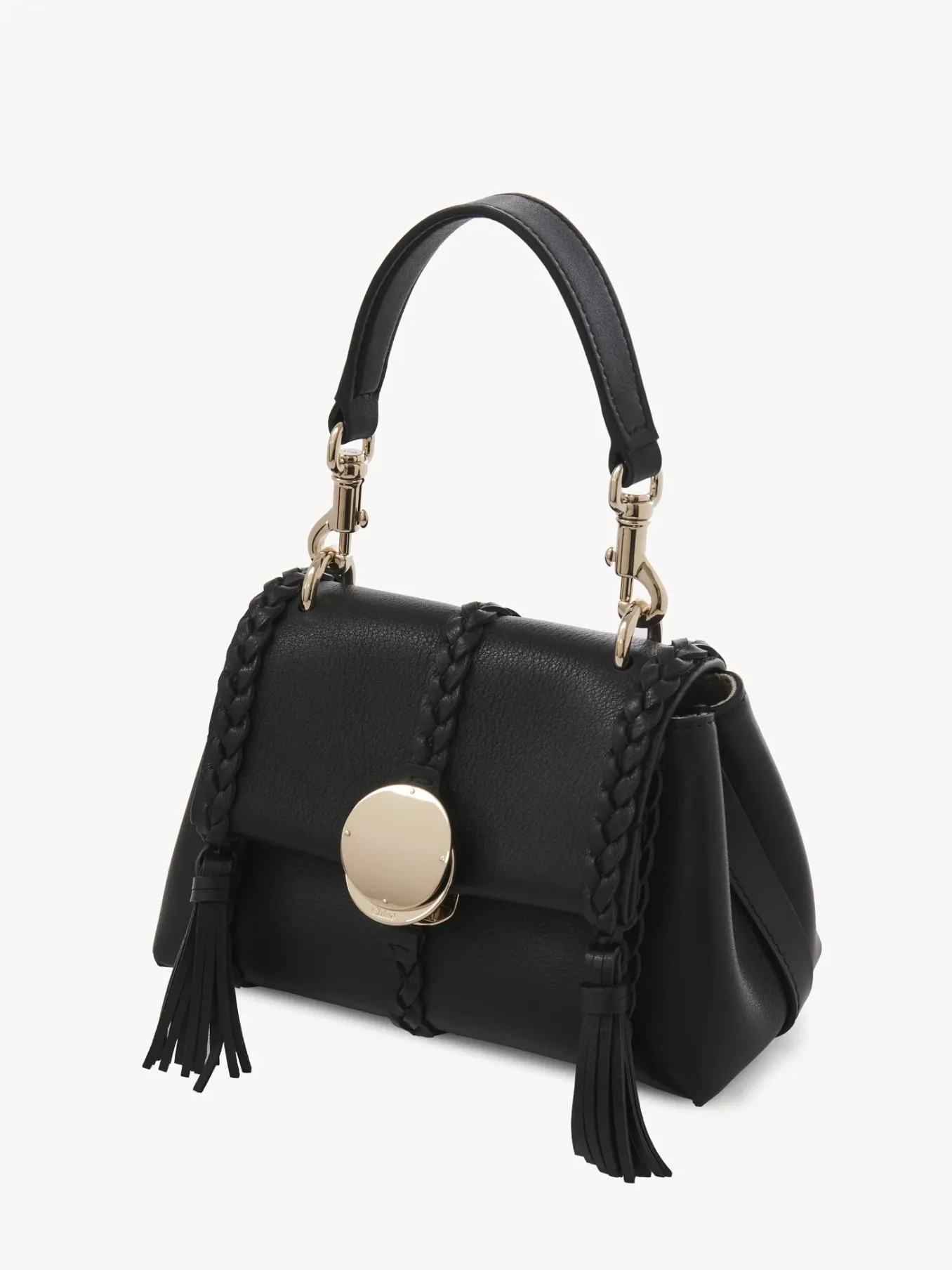 Mini Sacs-Chloé Mini Sac Souple Porte Épaule Penelope Noir
