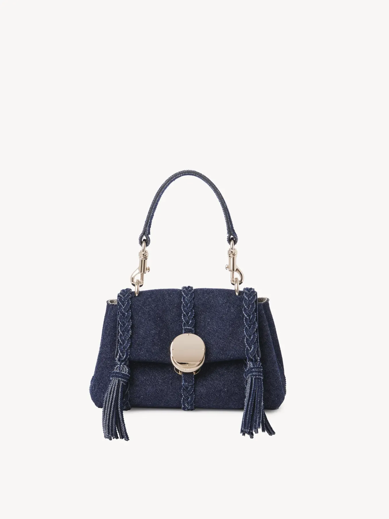 Mini Sacs-Chloé Mini Sac Souple Porte Épaule Penelope Denim