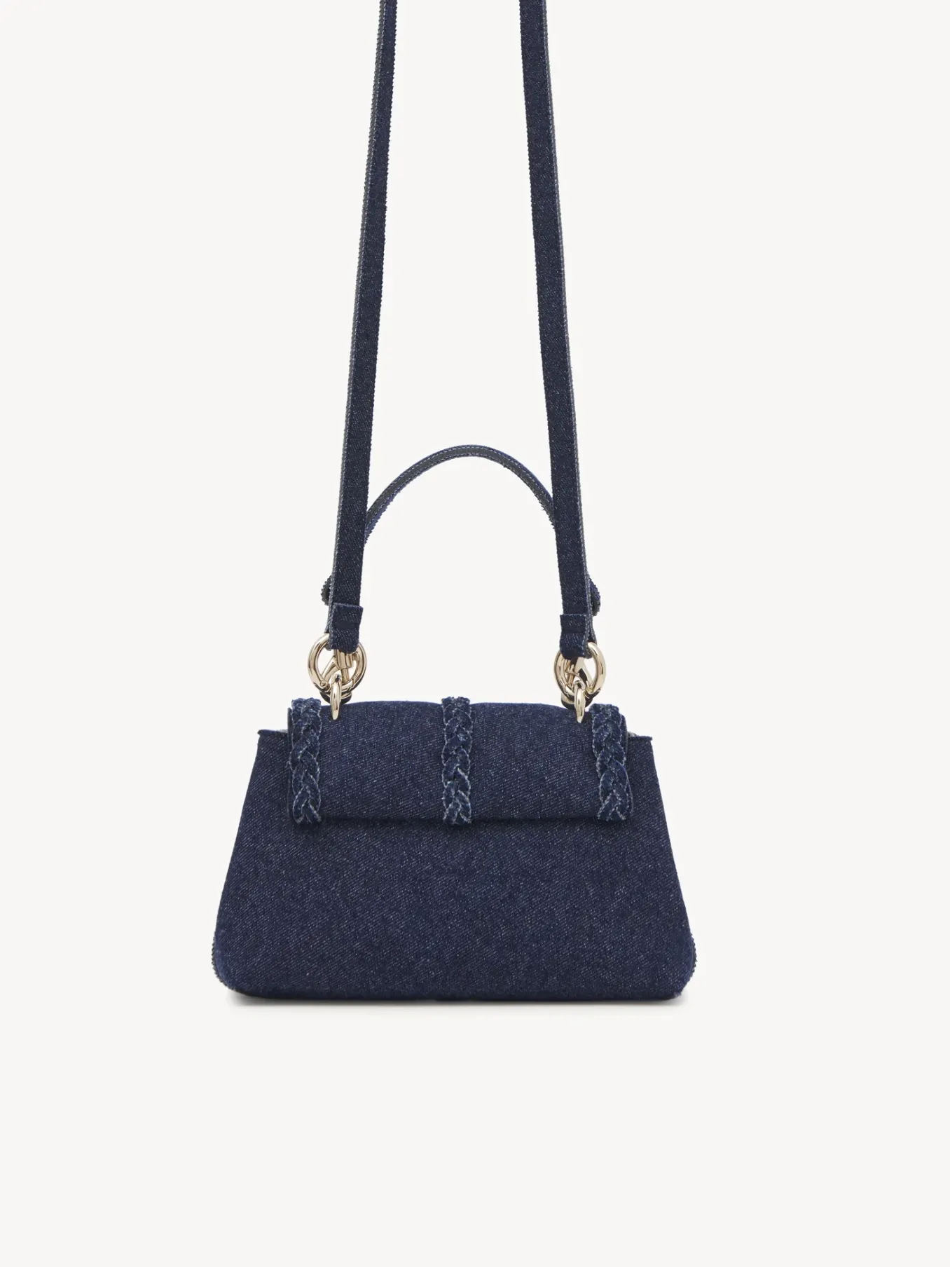 Mini Sacs-Chloé Mini Sac Souple Porte Épaule Penelope Denim