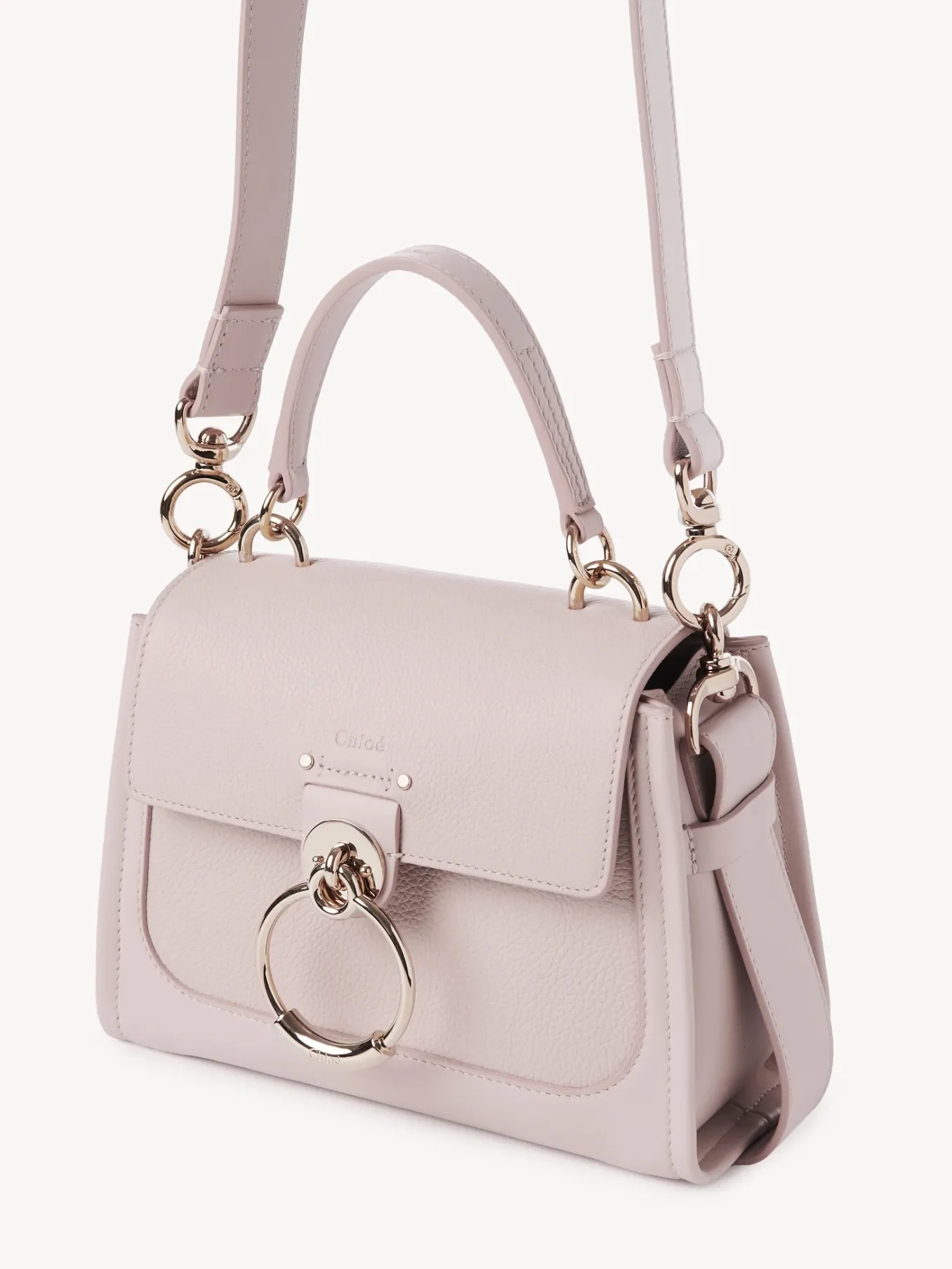 Sacs À Bandoulière-Chloé Mini Sac Tess Day Misty Lavender