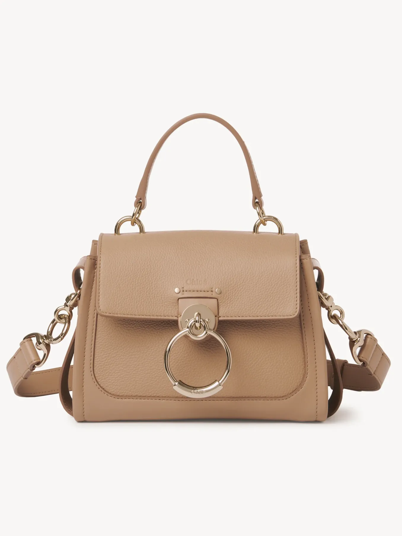 Sacs À Bandoulière-Chloé Mini Sac Tess Day Light Tan