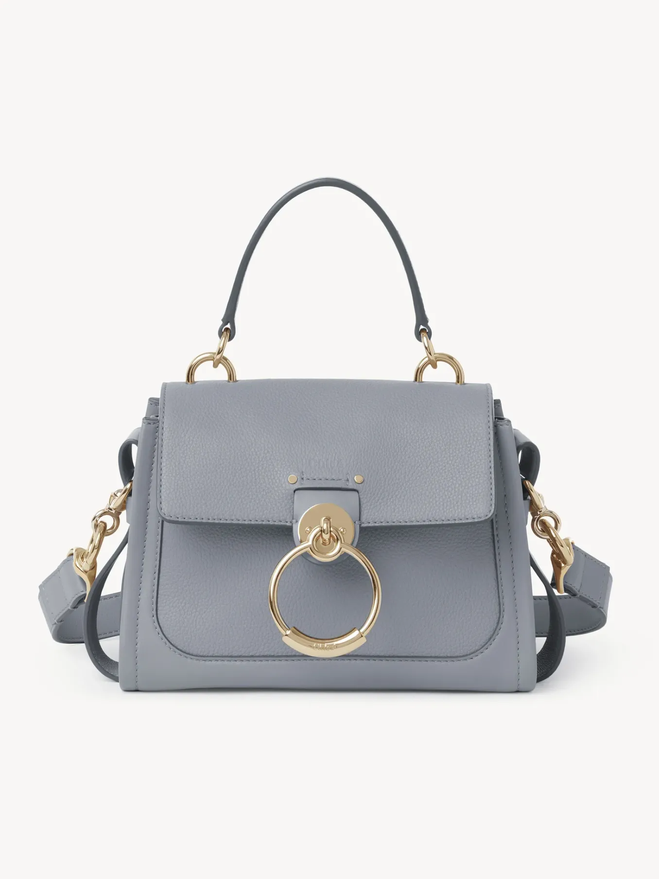 Sacs À Bandoulière-Chloé Mini Sac Tess Day Storm Blue