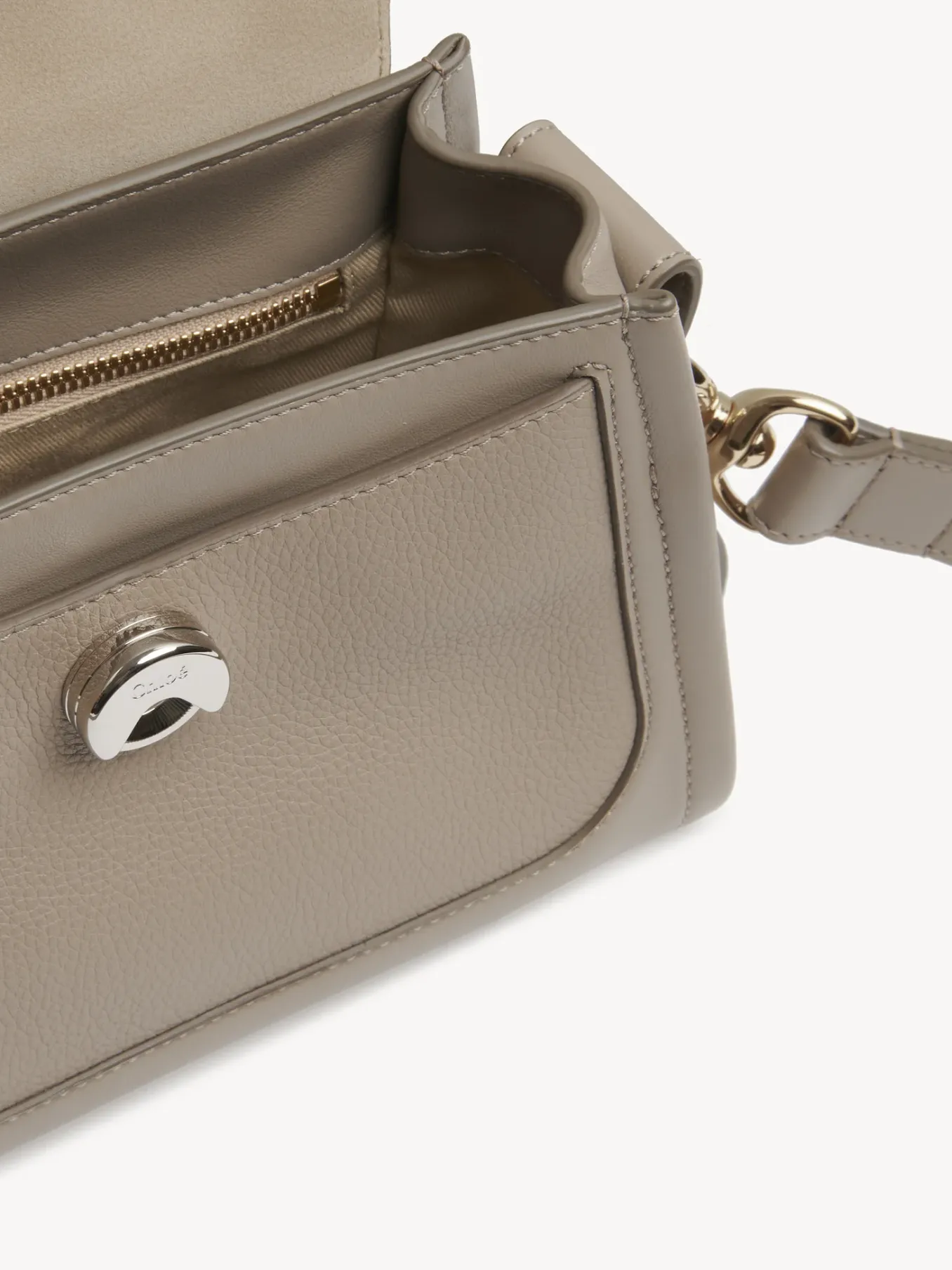 Sacs À Bandoulière-Chloé Mini Sac Tess Day Motty Grey