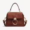 Sacs À Bandoulière-Chloé Mini Sac Tess Day Sepia Brown