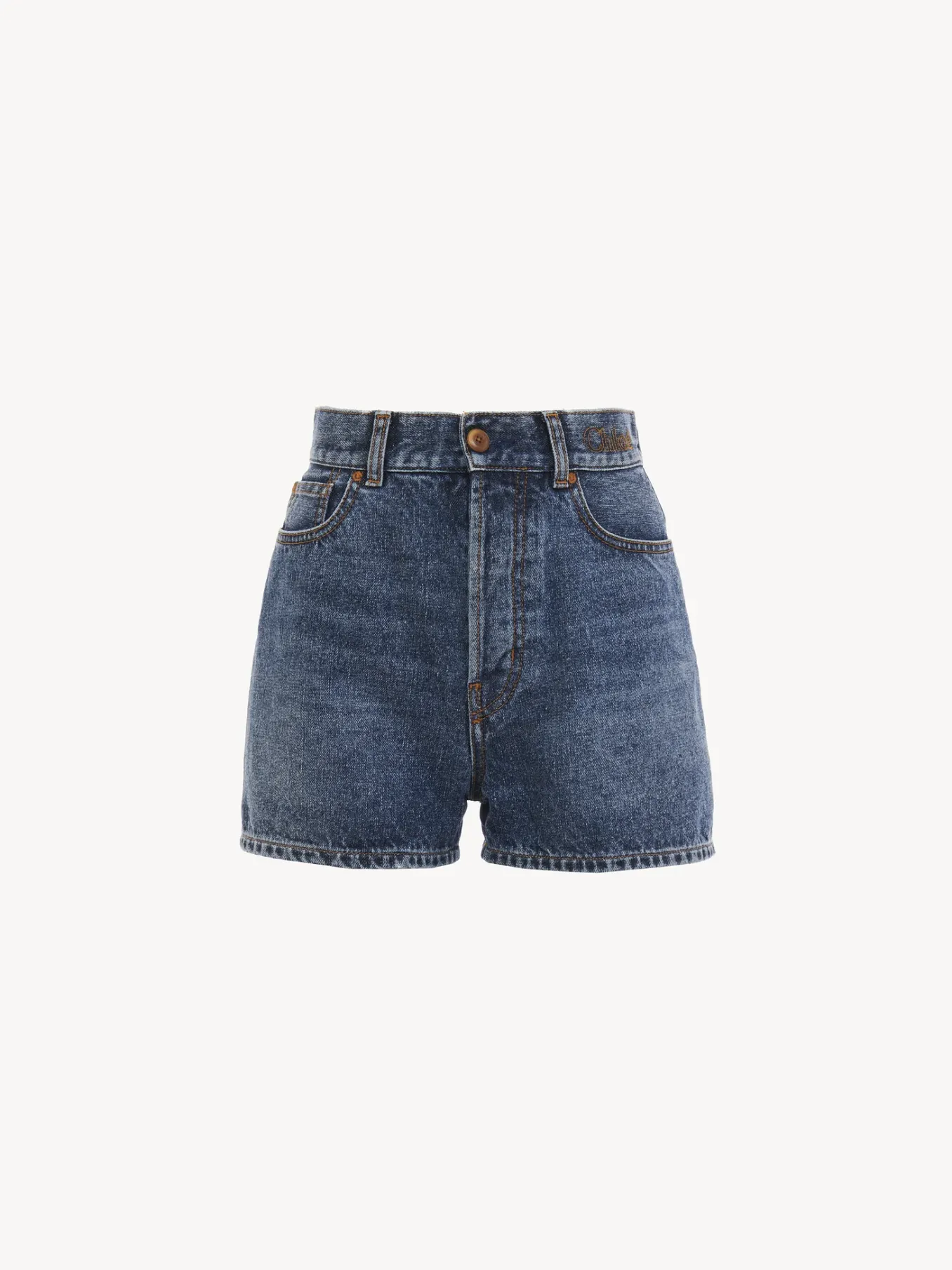 Denim-Chloé Mini Short « Escala » Dusky Blue