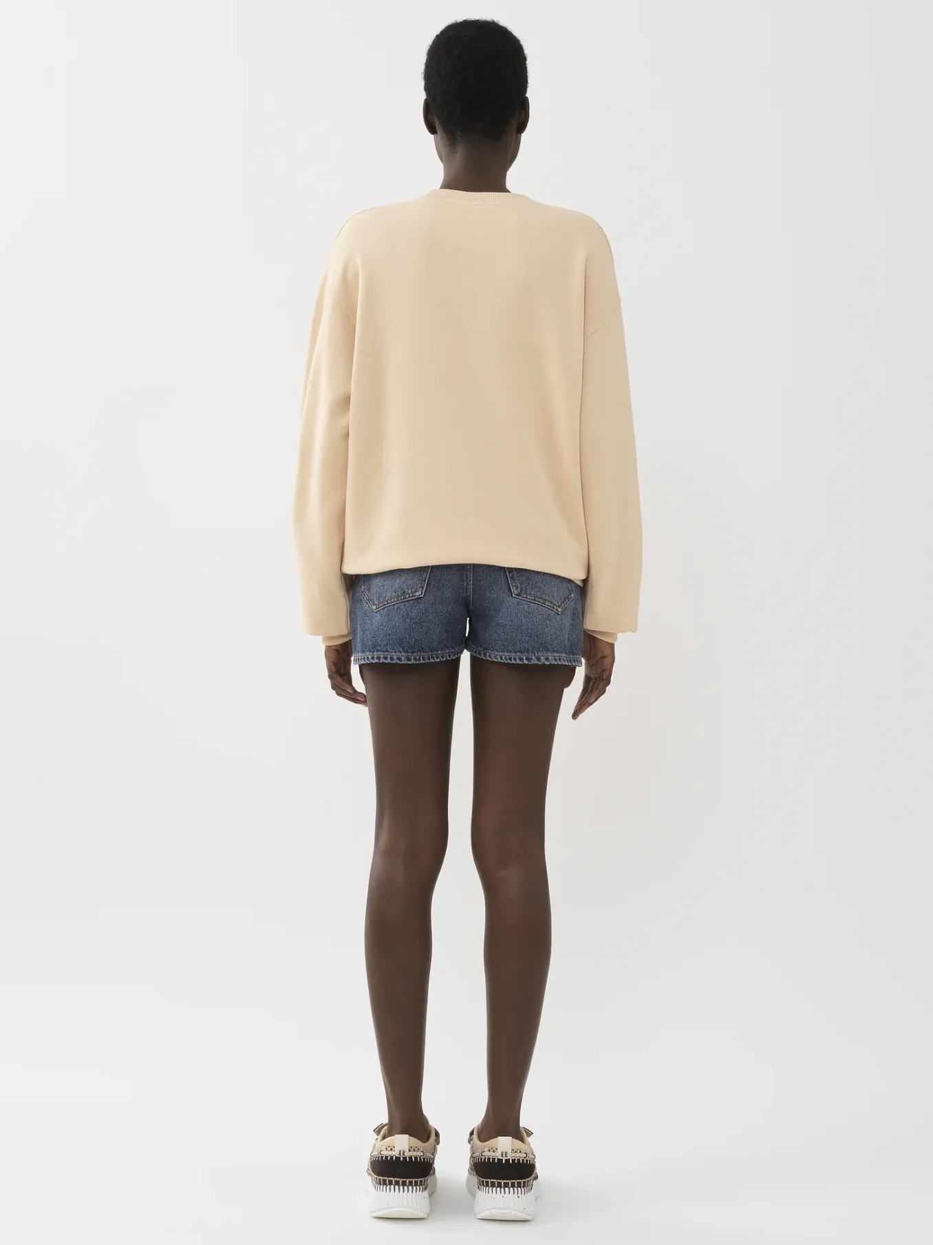 Denim-Chloé Mini Short « Escala » Dusky Blue