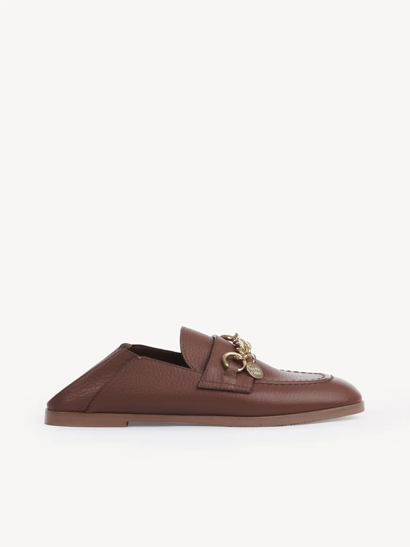 Sandales Et Espadrilles-Chloé Mocassins Aryel Cognac