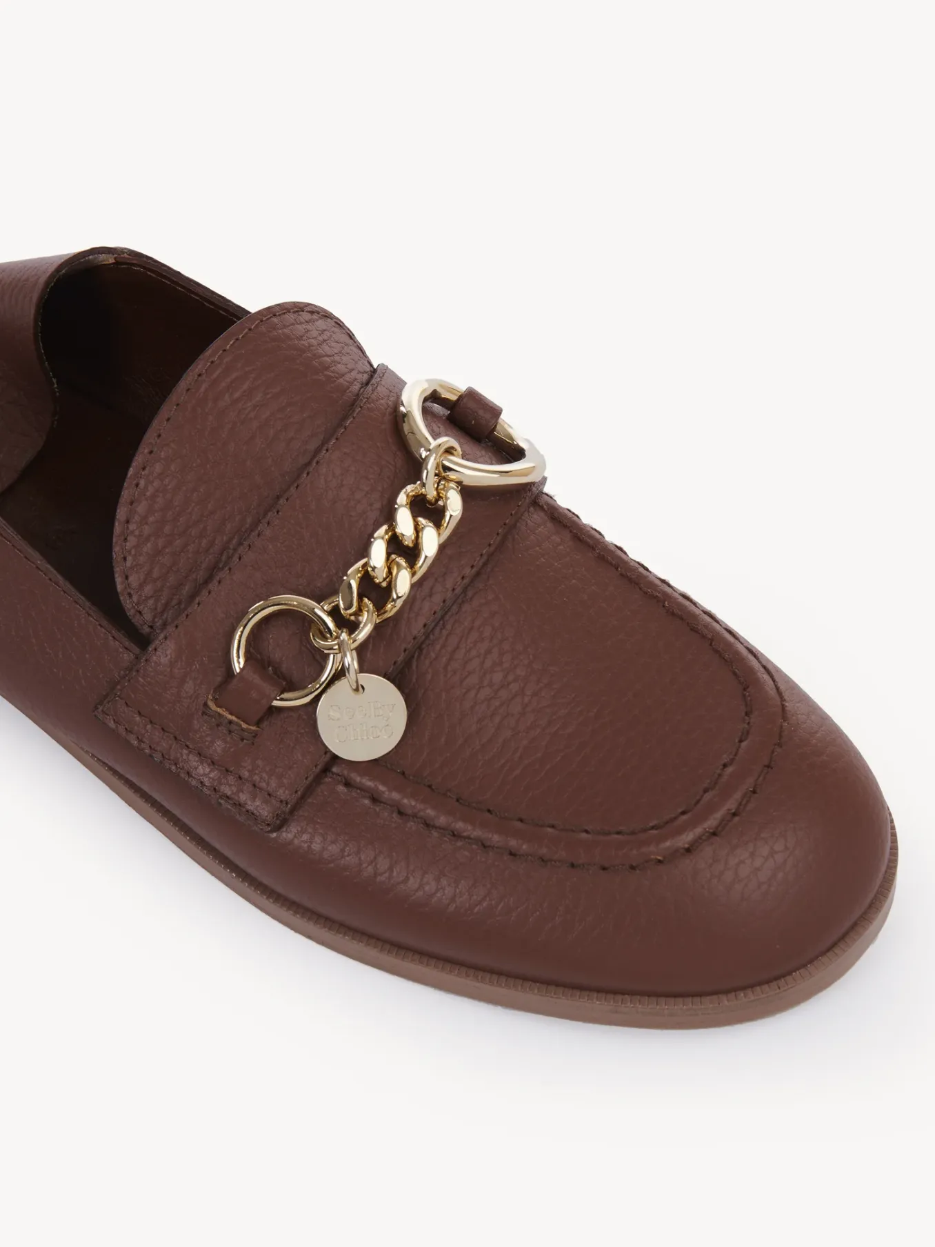 Sandales Et Espadrilles-Chloé Mocassins Aryel Cognac