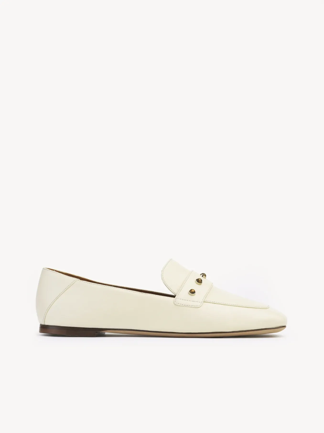 Mocassins Et Chaussures Plates-Chloé Mocassins Aurna Eggshell