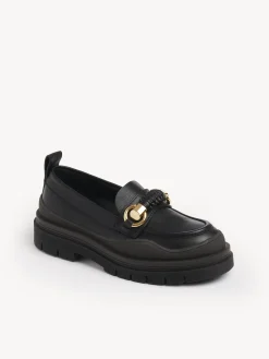 Sandales Et Espadrilles-Chloé Mocassins Lylia Noir