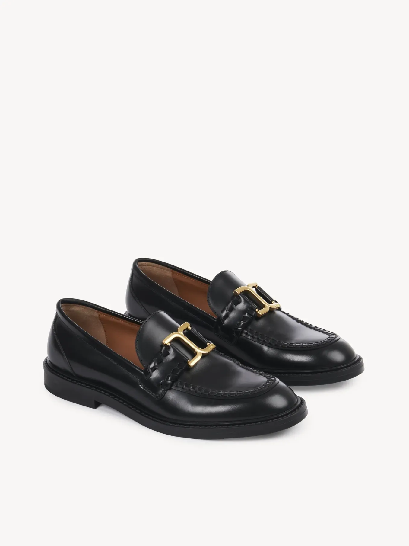 Mocassins Et Chaussures Plates-Chloé Mocassins Marcie Noir