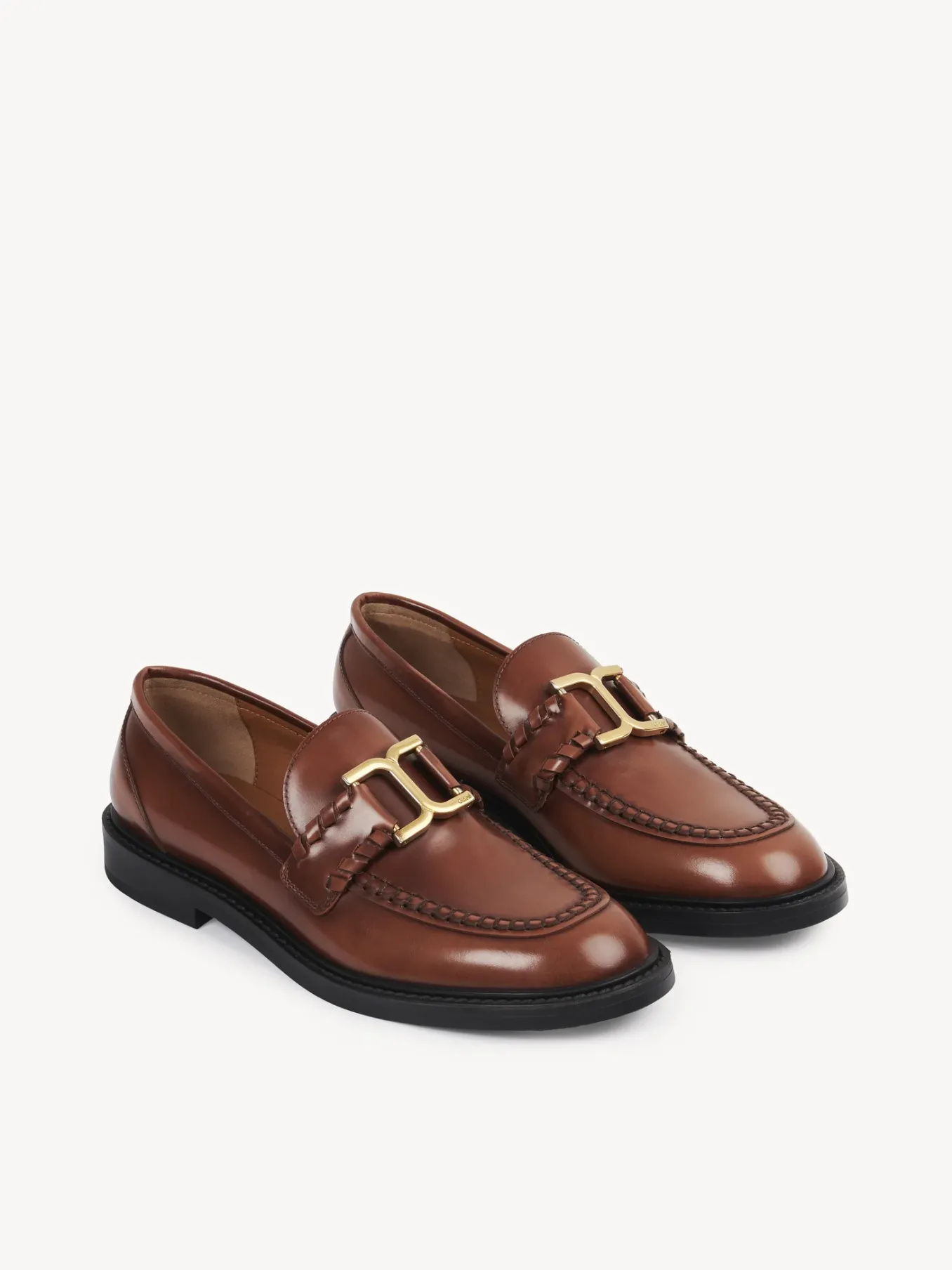 Mocassins Et Chaussures Plates-Chloé Mocassins Marcie Tan