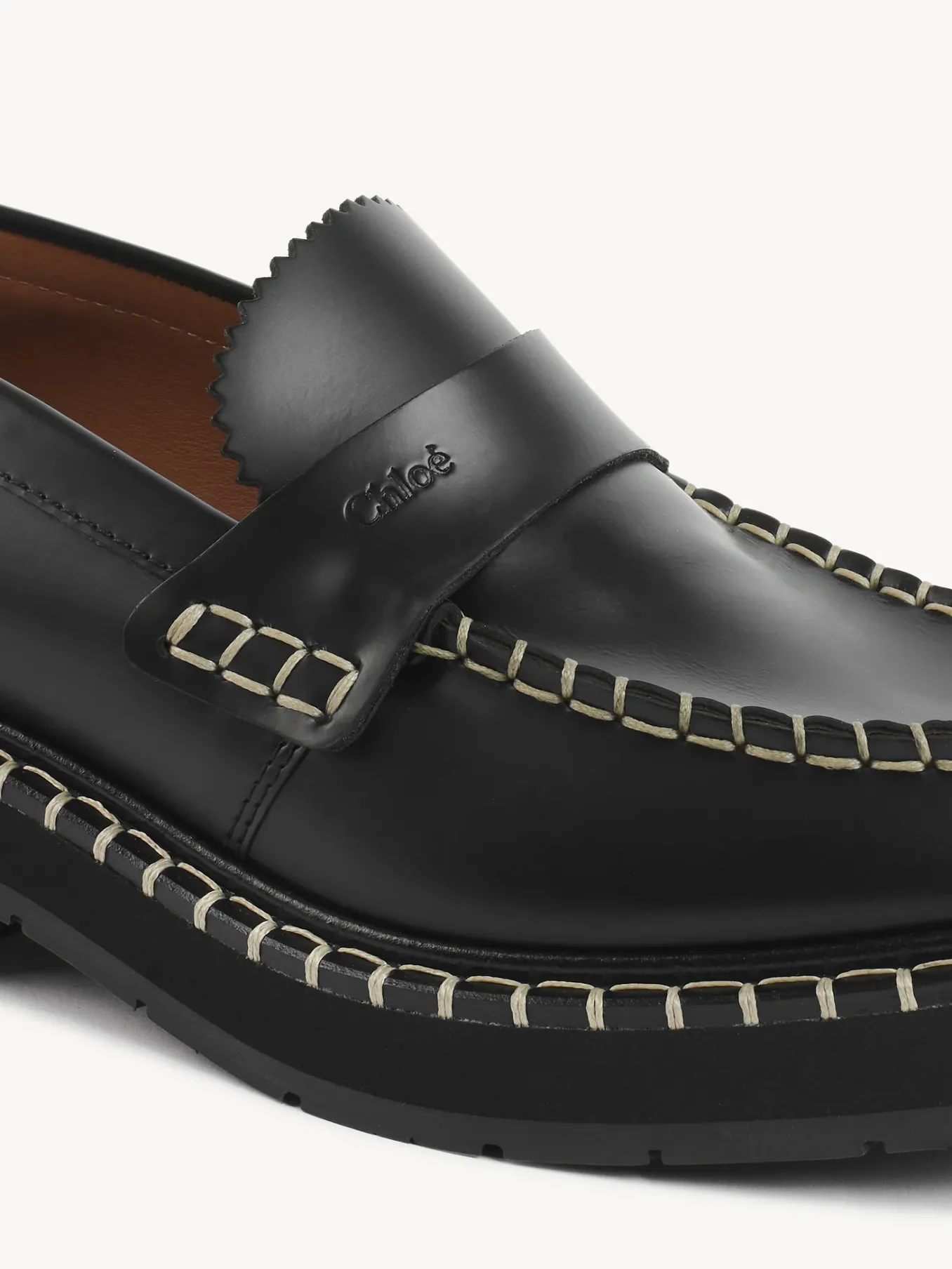 Mocassins Et Chaussures Plates-Chloé Mocassins Noua Noir