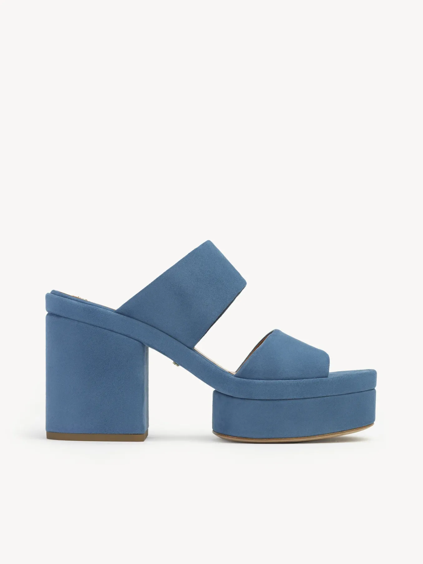 Mules-Chloé Mules A Talon Odina Shady Cobalt