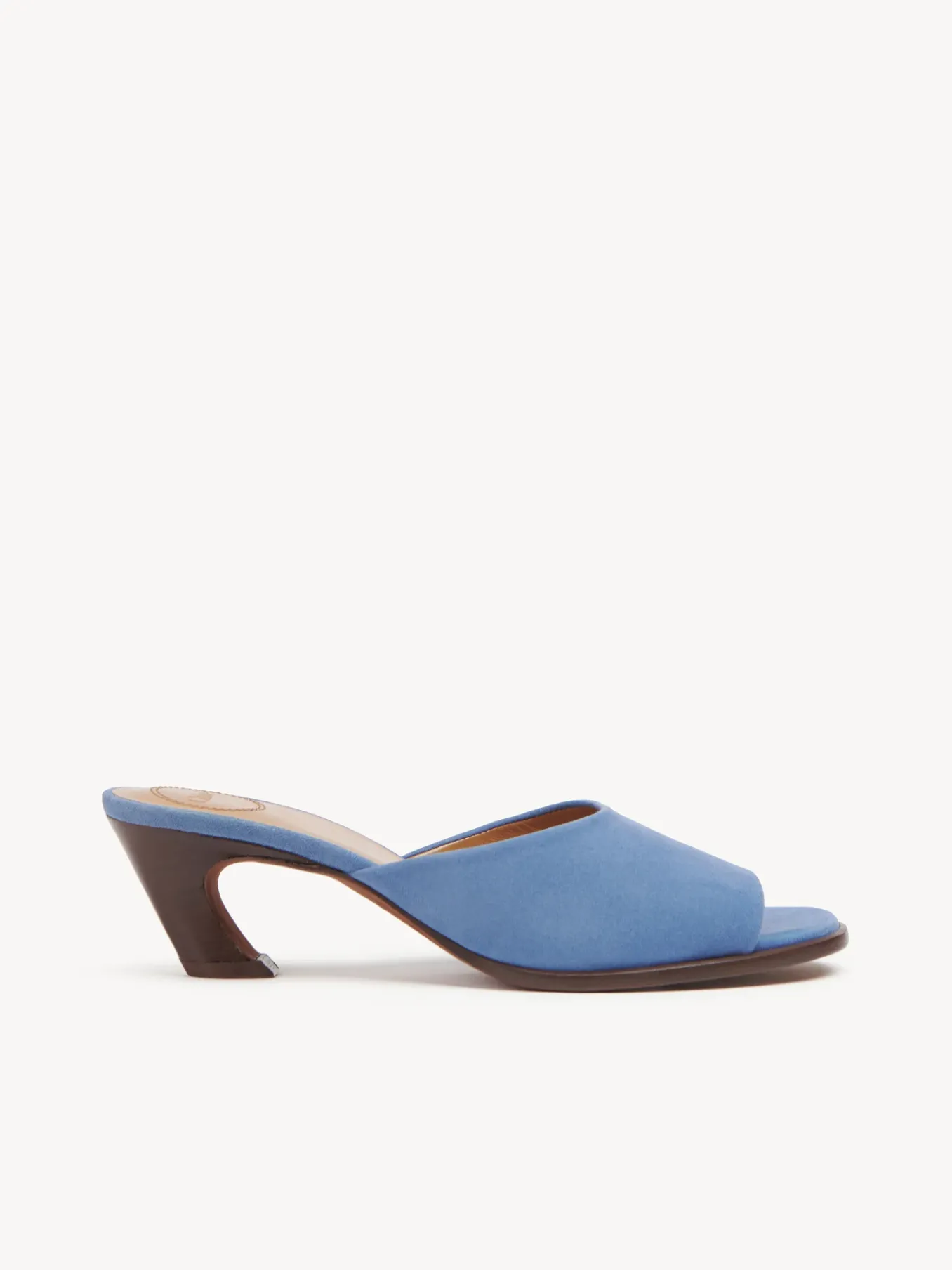Mules-Chloé Mules A Talon Oli Shady Cobalt