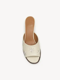 Mules-Chloé Mules A Talon Oli Eggshell