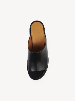 Mules-Chloé Mules Compensees Oli Noir
