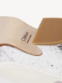 Mules-Chloé Mules Compensees Oli Blanc