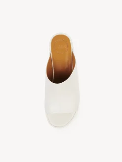 Mules-Chloé Mules Compensees Oli Blanc