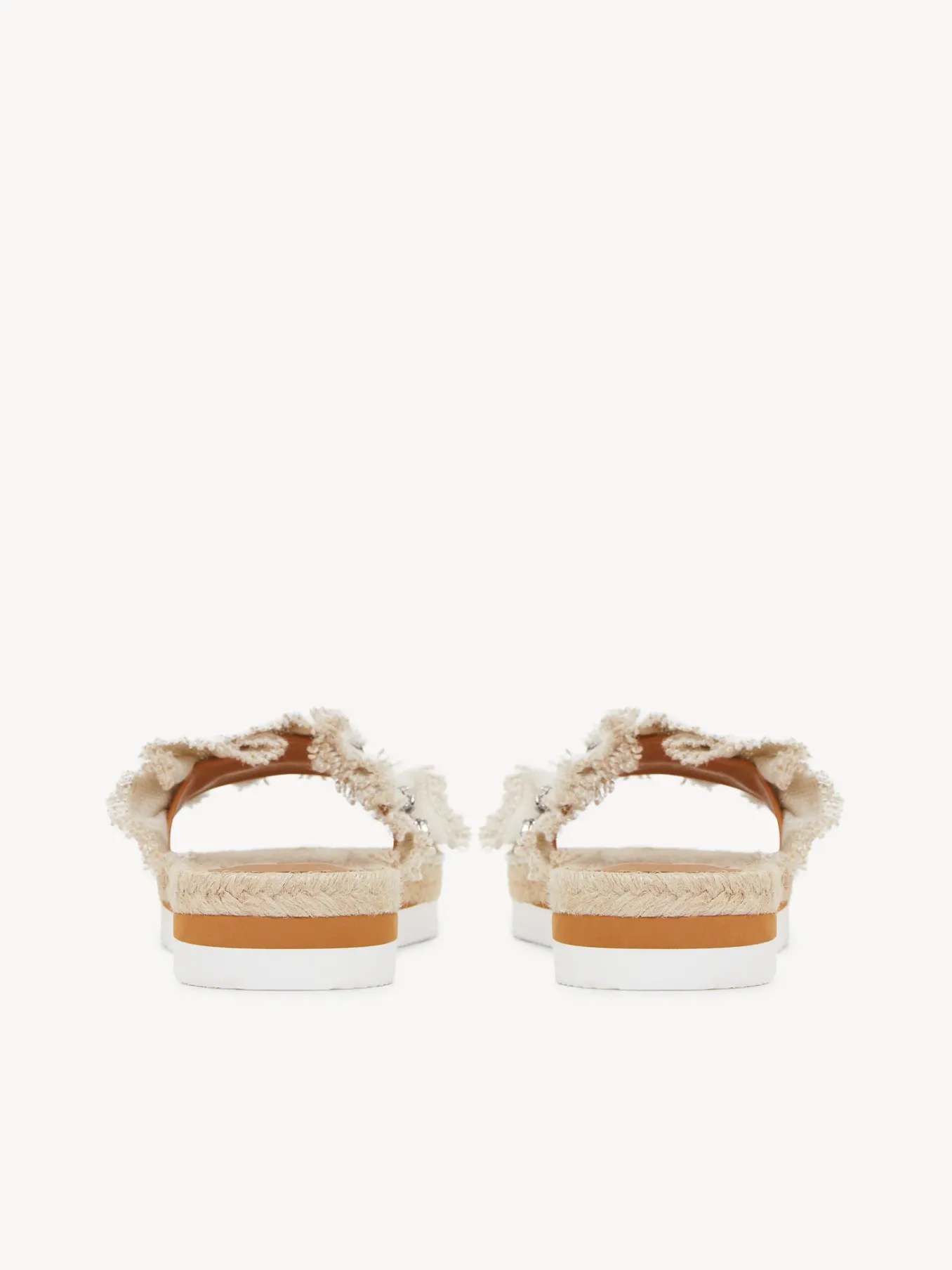 Sandales Et Espadrilles-Chloé Mules Espadrilles Mollie Silver