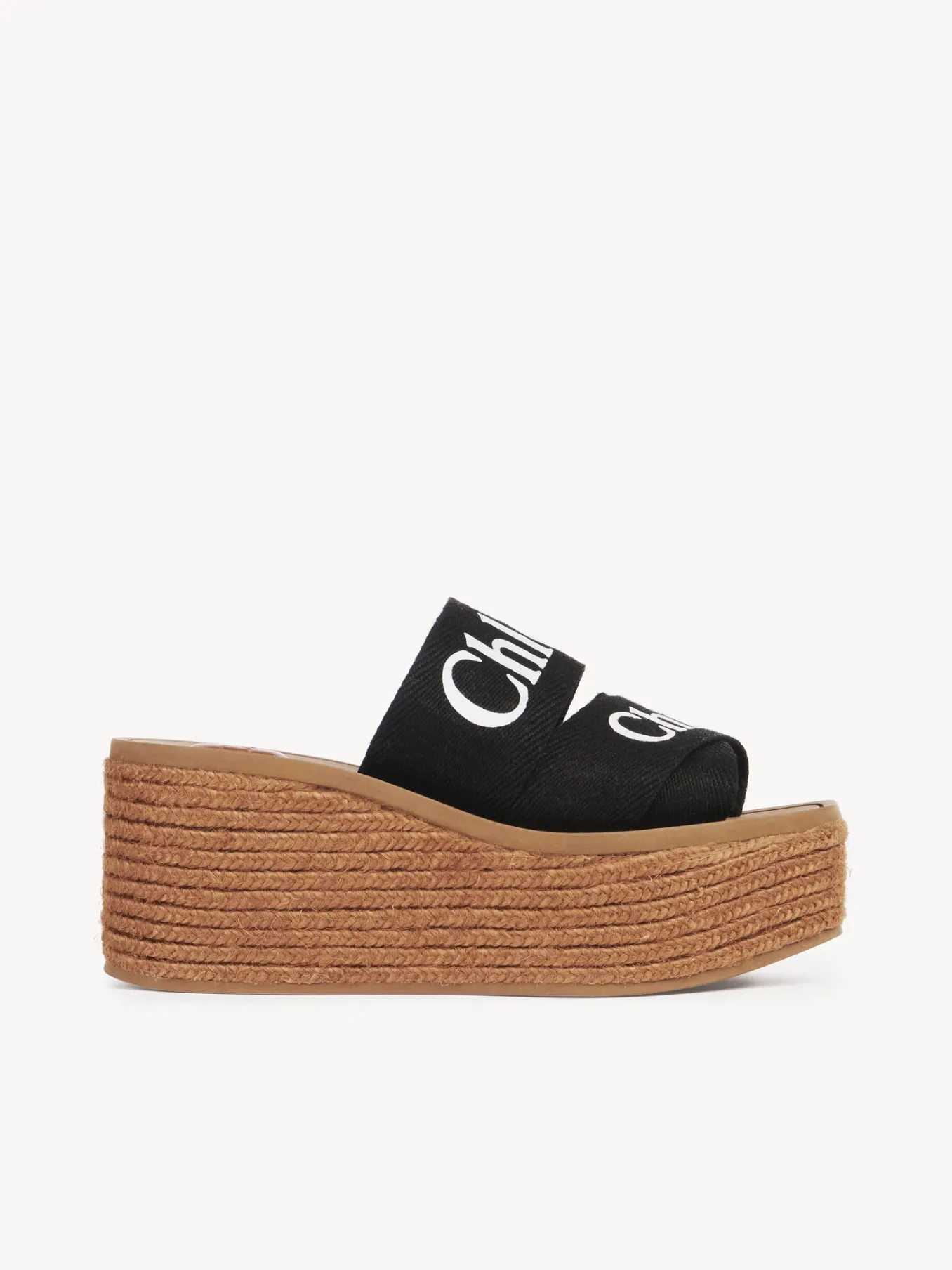 Lin-Chloé Mules Espadrilles Woody Noir