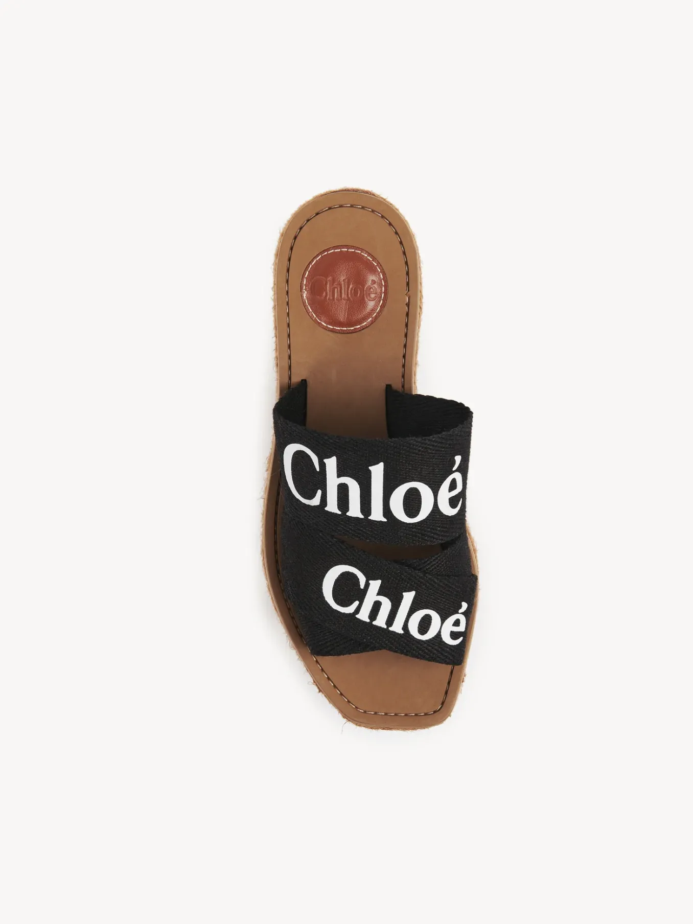 Lin-Chloé Mules Espadrilles Woody Noir