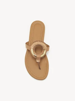 Sandales Et Espadrilles-Chloé Mules Hana Cuoio