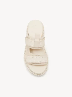 Tenues De Plage-Chloé Mules Lilli Blanc