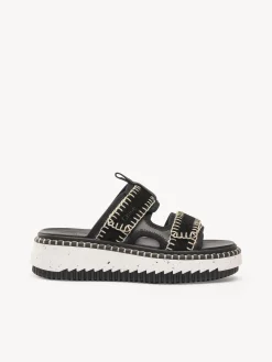 Tenues De Plage-Chloé Mules Lilli Noir