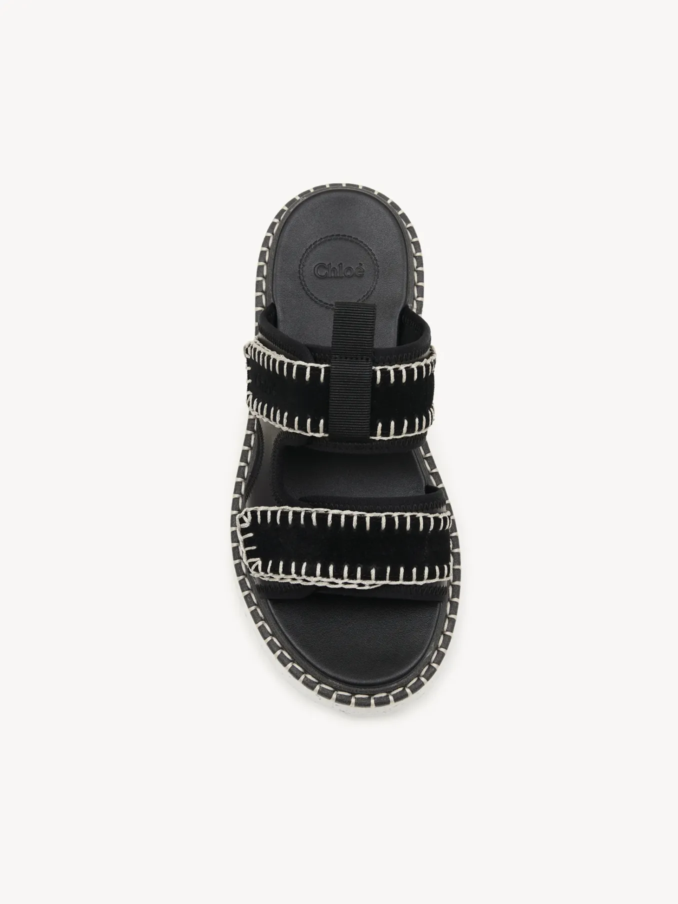 Tenues De Plage-Chloé Mules Lilli Noir