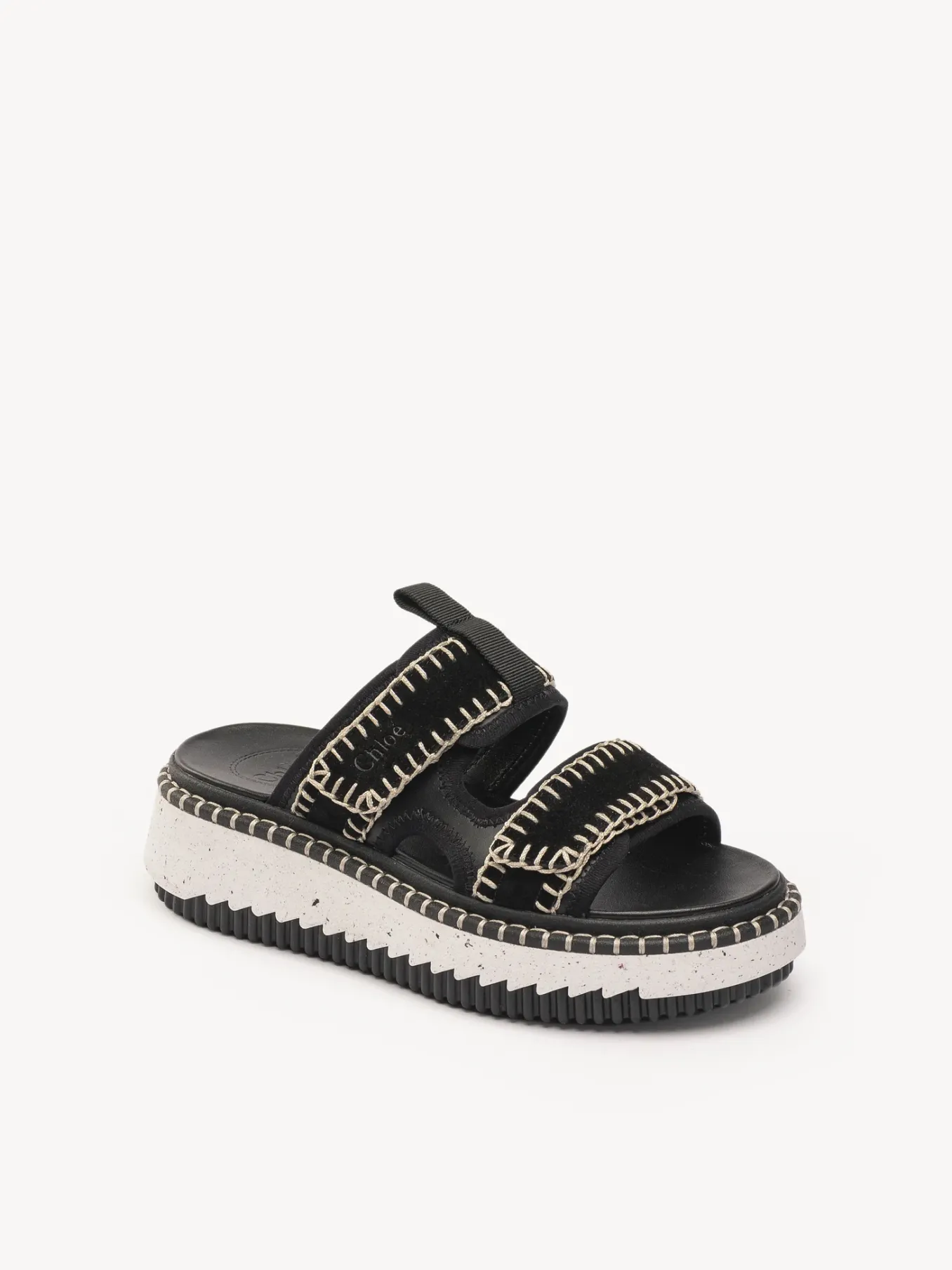 Tenues De Plage-Chloé Mules Lilli Noir