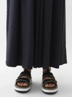 Tenues De Plage-Chloé Mules Lilli Noir