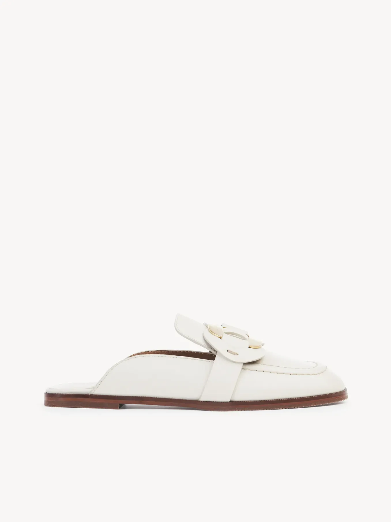 Sandales Et Espadrilles-Chloé Mules Mocassins Chany Gesso