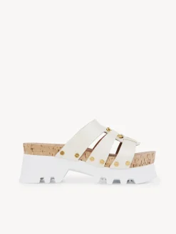 Mules-Chloé Mules Owena Cloudy White