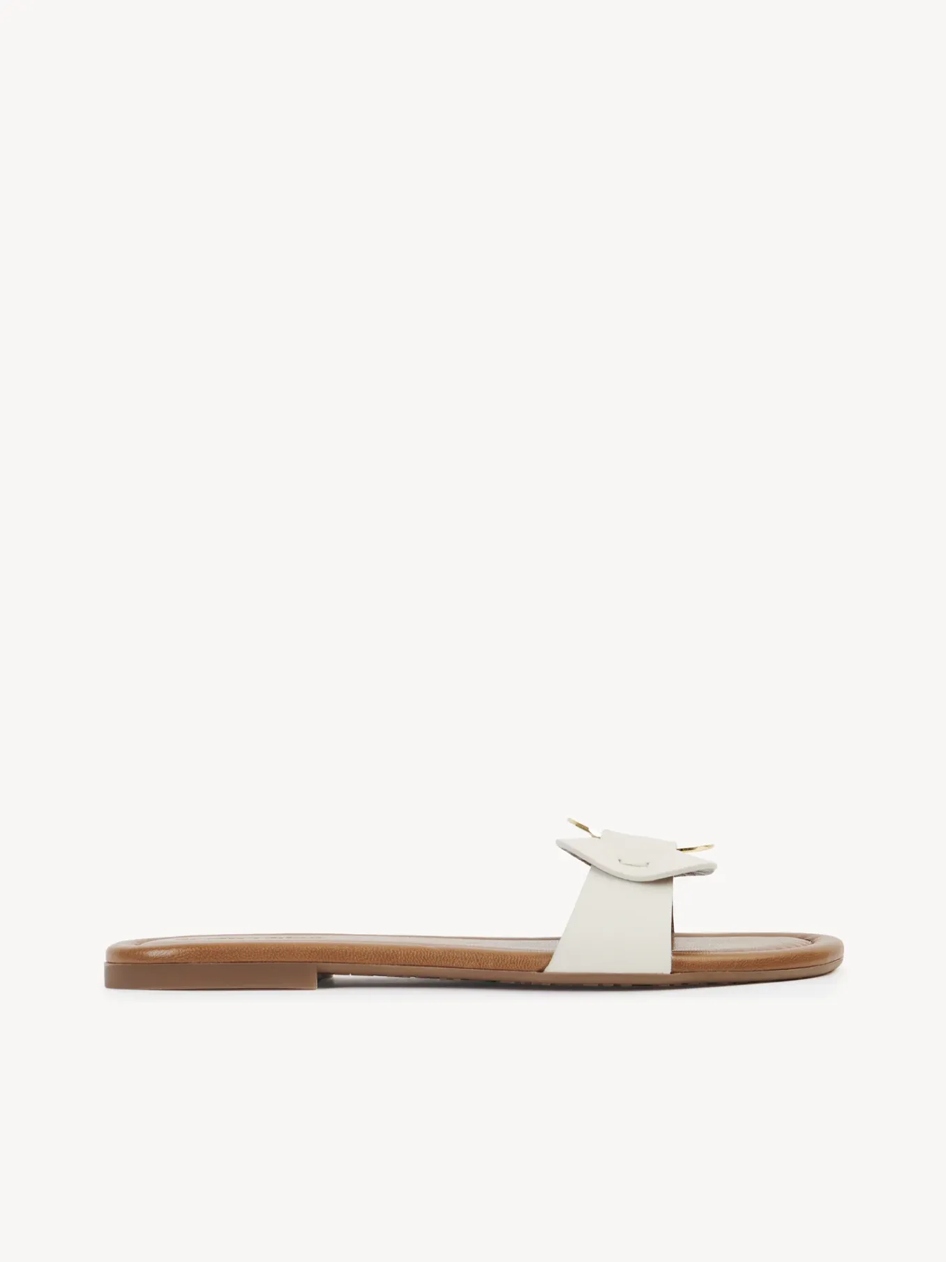 Sandales Et Espadrilles-Chloé Mules Plates Chany Gesso