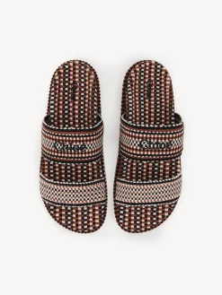 Tenues De Plage-Chloé Mules Rori Red Sand