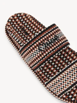 Tenues De Plage-Chloé Mules Rori Red Sand